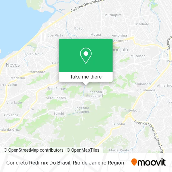 Concreto Redimix Do Brasil map