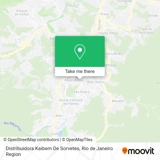 Distribuidora Kaibem De Sorvetes map