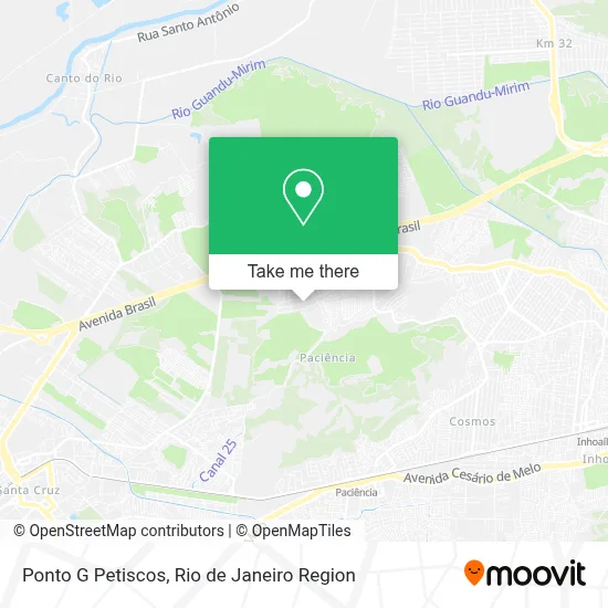 Ponto G Petiscos map