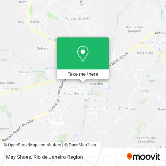May Shoes map