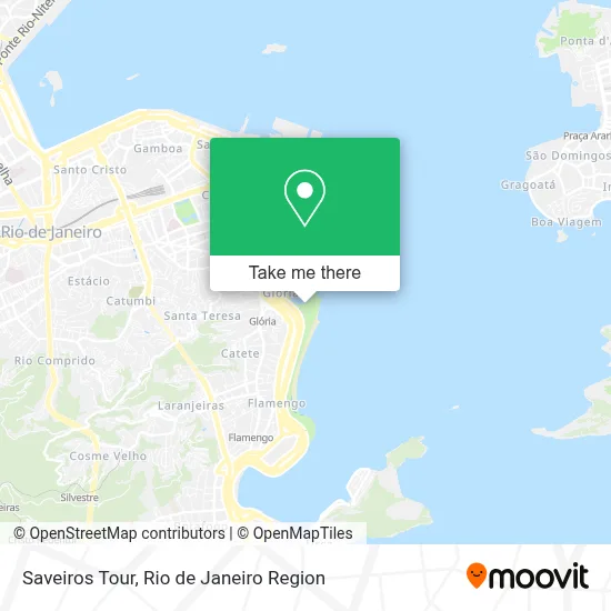 Saveiros Tour map