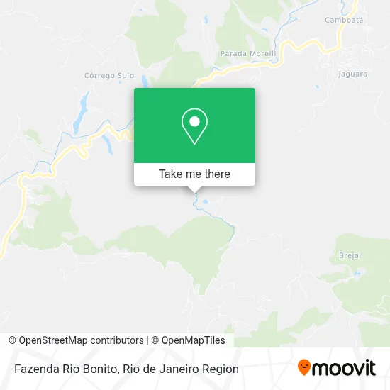 Fazenda Rio Bonito map