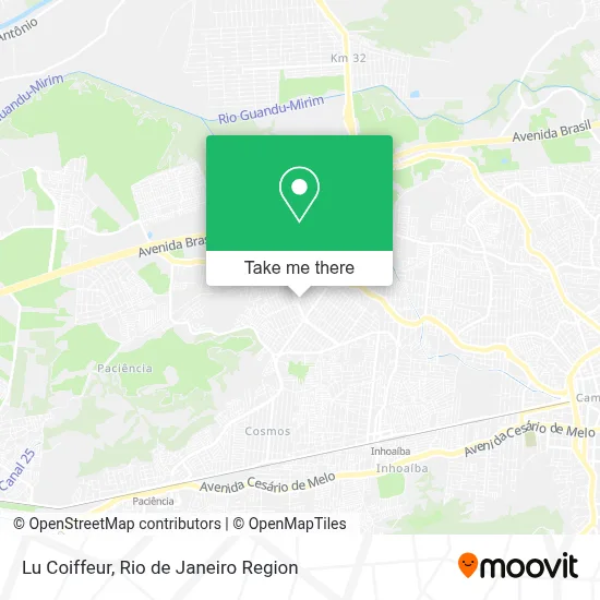 Lu Coiffeur map