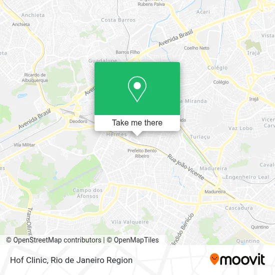 Hof Clinic map
