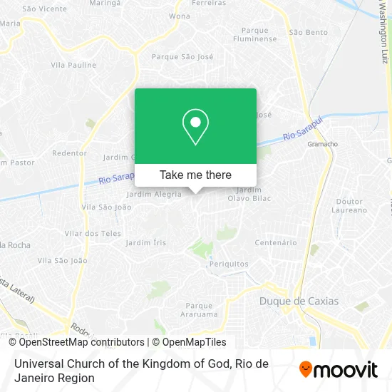 Igreja Universal Do Reino De Deus map