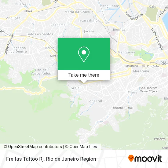 Freitas Tattoo Rj map