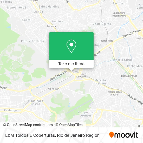 L&M Toldos E Coberturas map