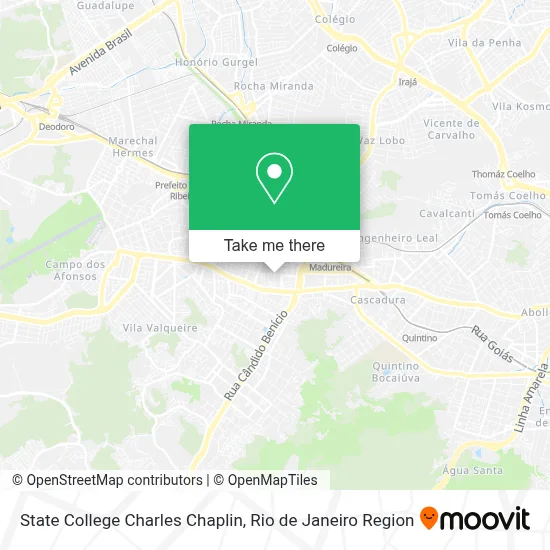 State College Charles Chaplin map