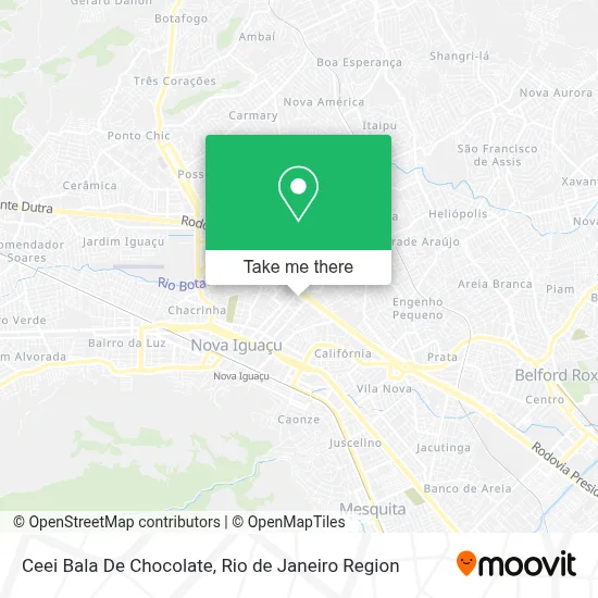 Ceei Bala De Chocolate map