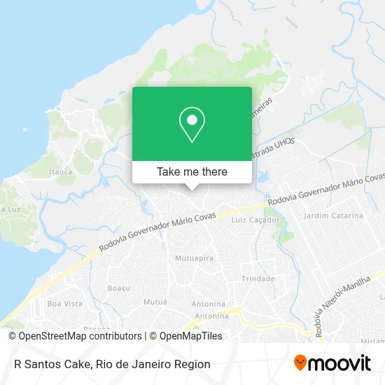 R Santos Cake map