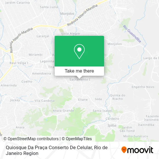 Quiosque Da Praça Conserto De Celular map
