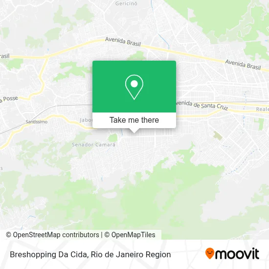 Breshopping Da Cida map