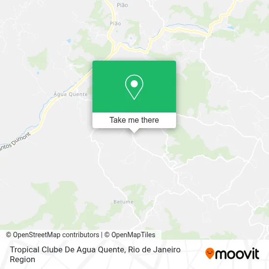 Tropical Clube De Agua Quente map