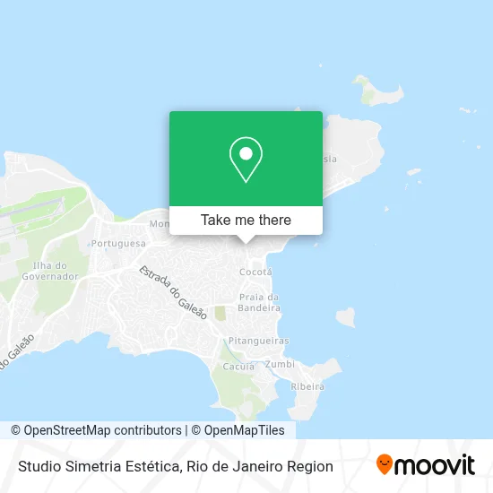 Studio Simetria Estética map