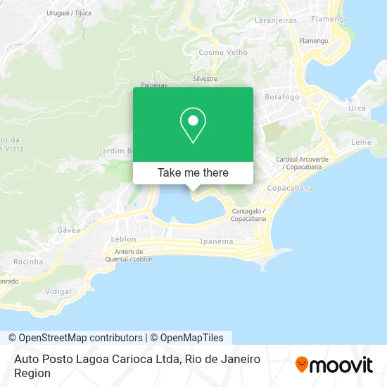 Auto Posto Lagoa Carioca Ltda map