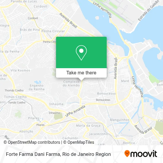 Forte Farma Dani Farma map