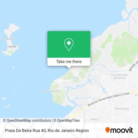 Praia Da Beira Rua 40 map
