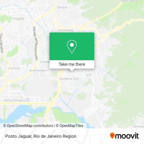 Posto Jaguar map