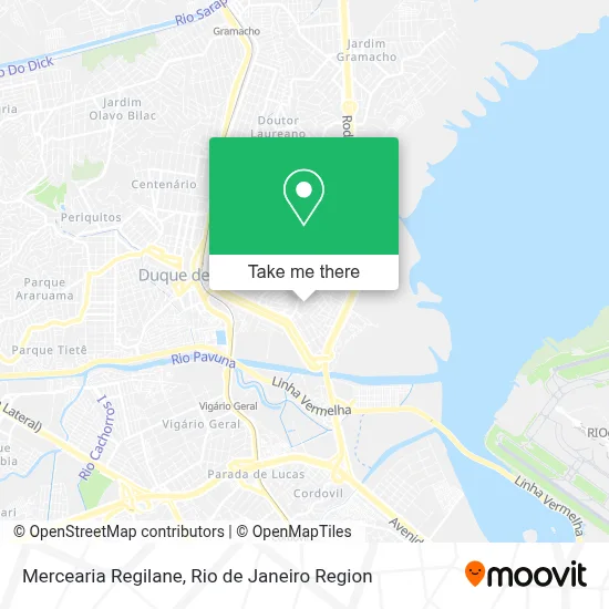 Mercearia Regilane map