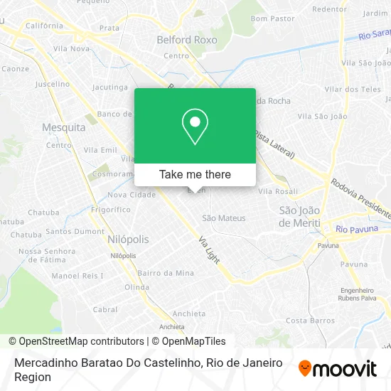 Mercadinho Baratao Do Castelinho map