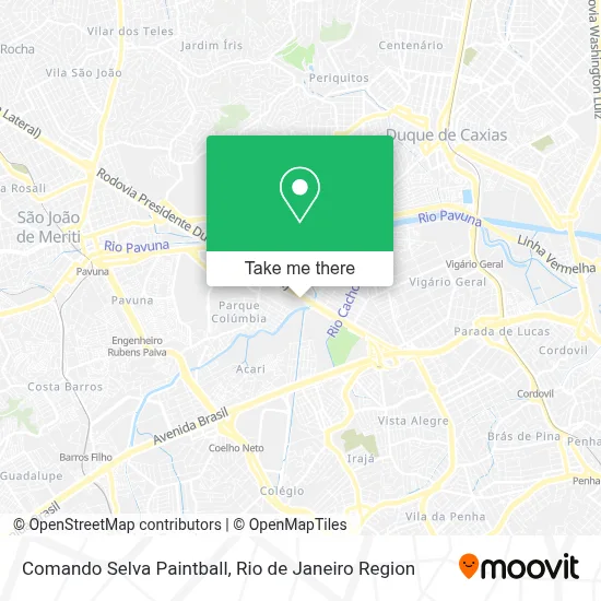 Comando Selva Paintball map
