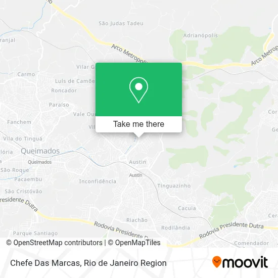 Chefe Das Marcas map