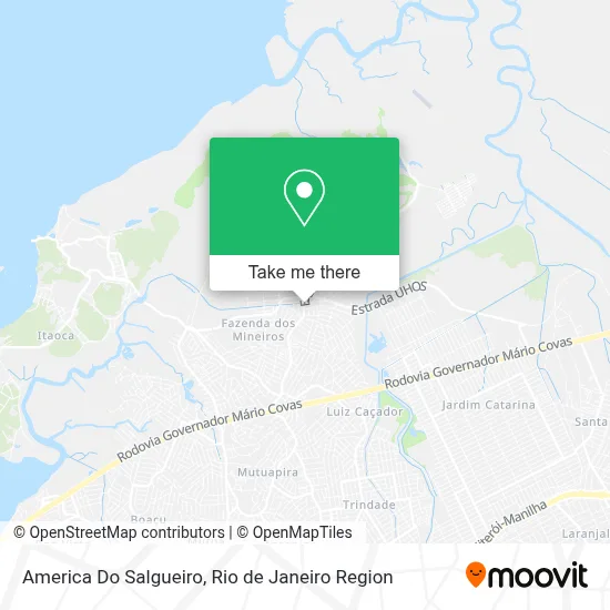 America Do Salgueiro map