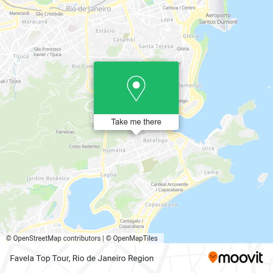 Favela Top Tour map