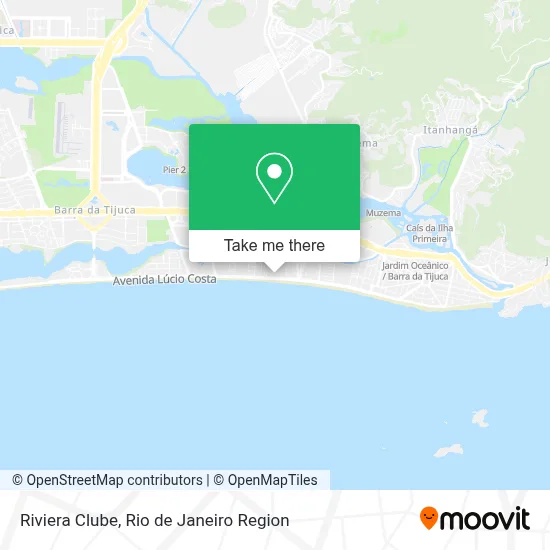 Riviera Clube map