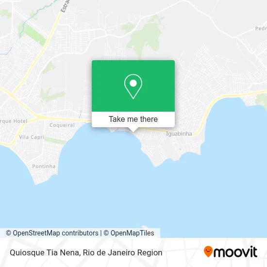 Quiosque Tia Nena map