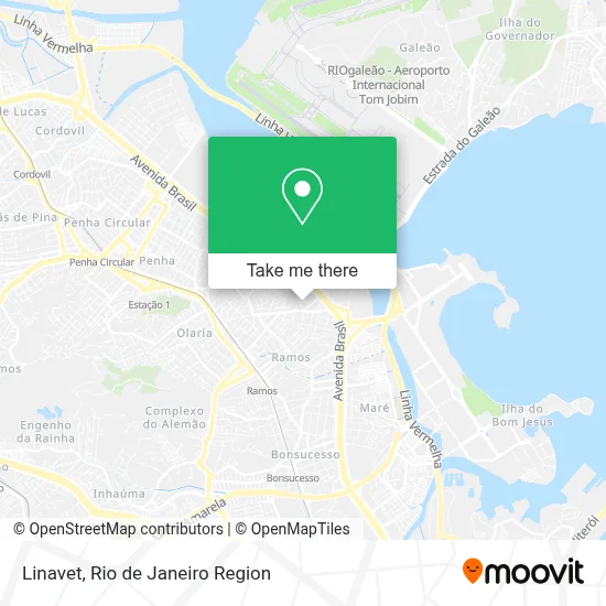Linavet map