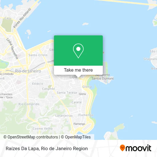 Raízes Da Lapa map