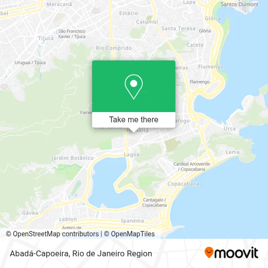 Abadá-Capoeira map
