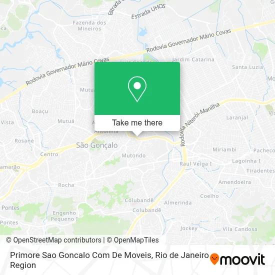Primore Sao Goncalo Com De Moveis map