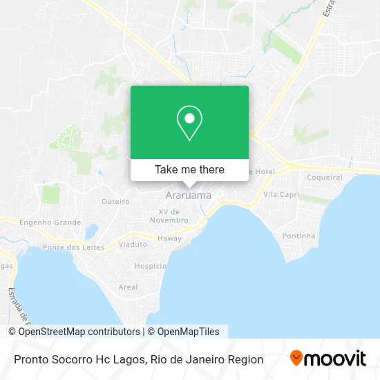 Pronto Socorro Hc Lagos map