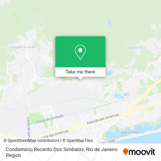 Condominio Recanto Dos Simbalos map