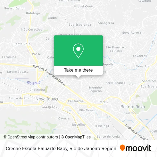 Creche Escola Baluarte Baby map