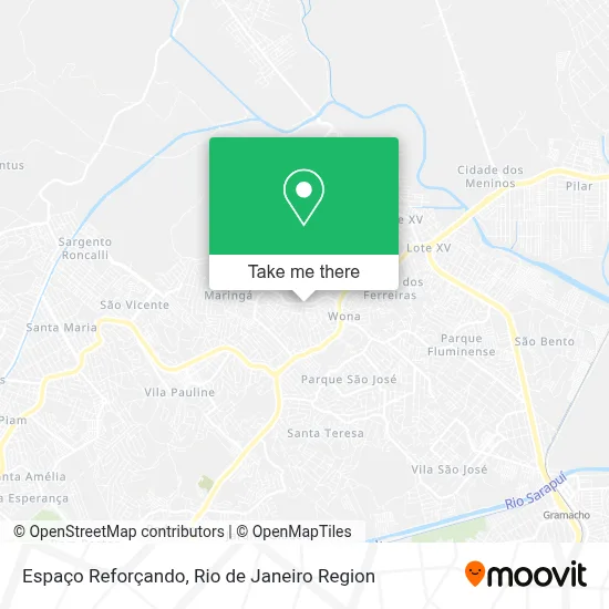 Espaço Reforçando map