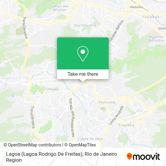 Lagoa (Lagoa Rodrigo De Freitas) map