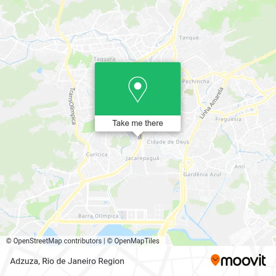 Adzuza map
