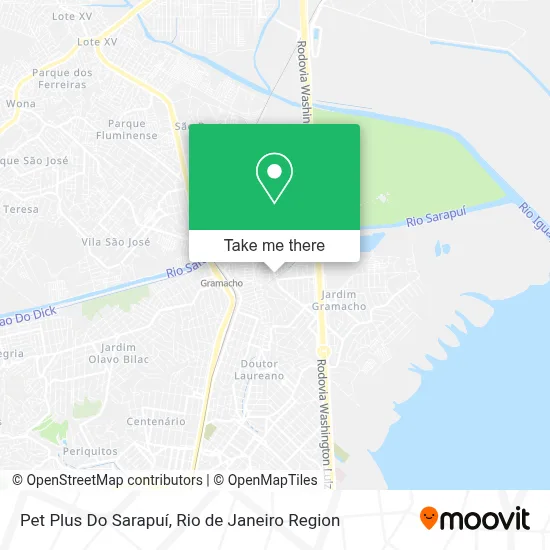Pet Plus Do Sarapuí map