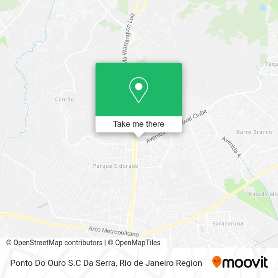 Ponto Do Ouro S.C Da Serra map