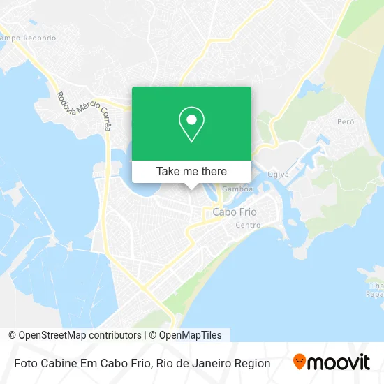 Foto Cabine Em Cabo Frio map