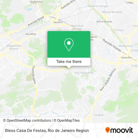 Bless Casa De Festas map