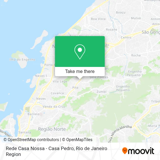 Rede Casa Nossa - Casa Pedro map