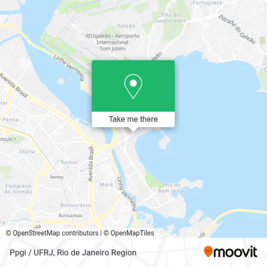 Ppgi / UFRJ map