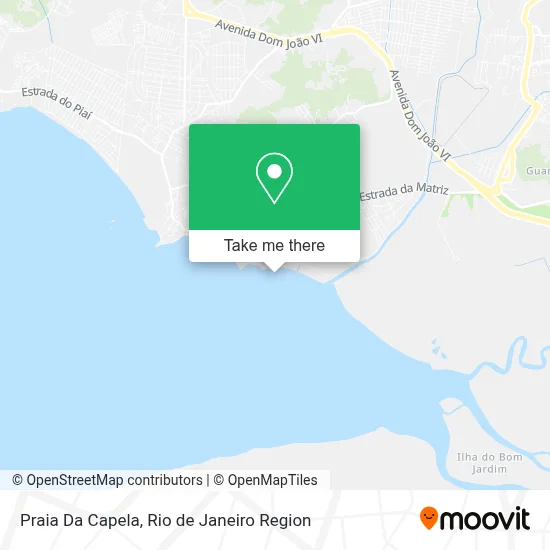 Praia Da Capela map