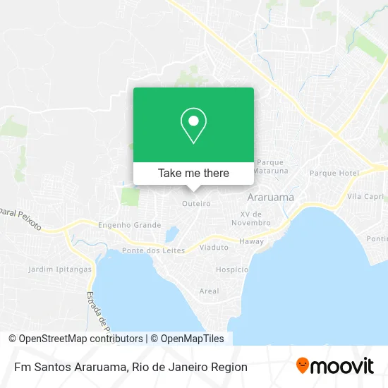 Fm Santos Araruama map