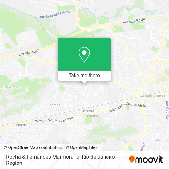 Rocha & Fernandes Marmoraria map