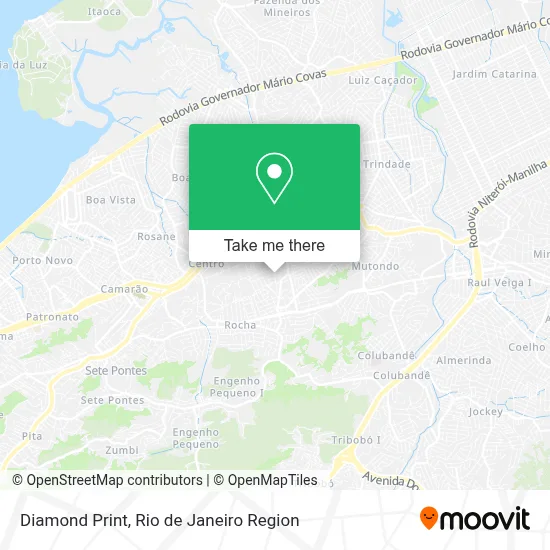 Diamond Print map